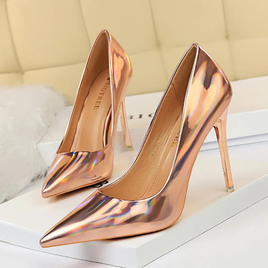 Women's Luxury Pointed Pencil Heel Pumps