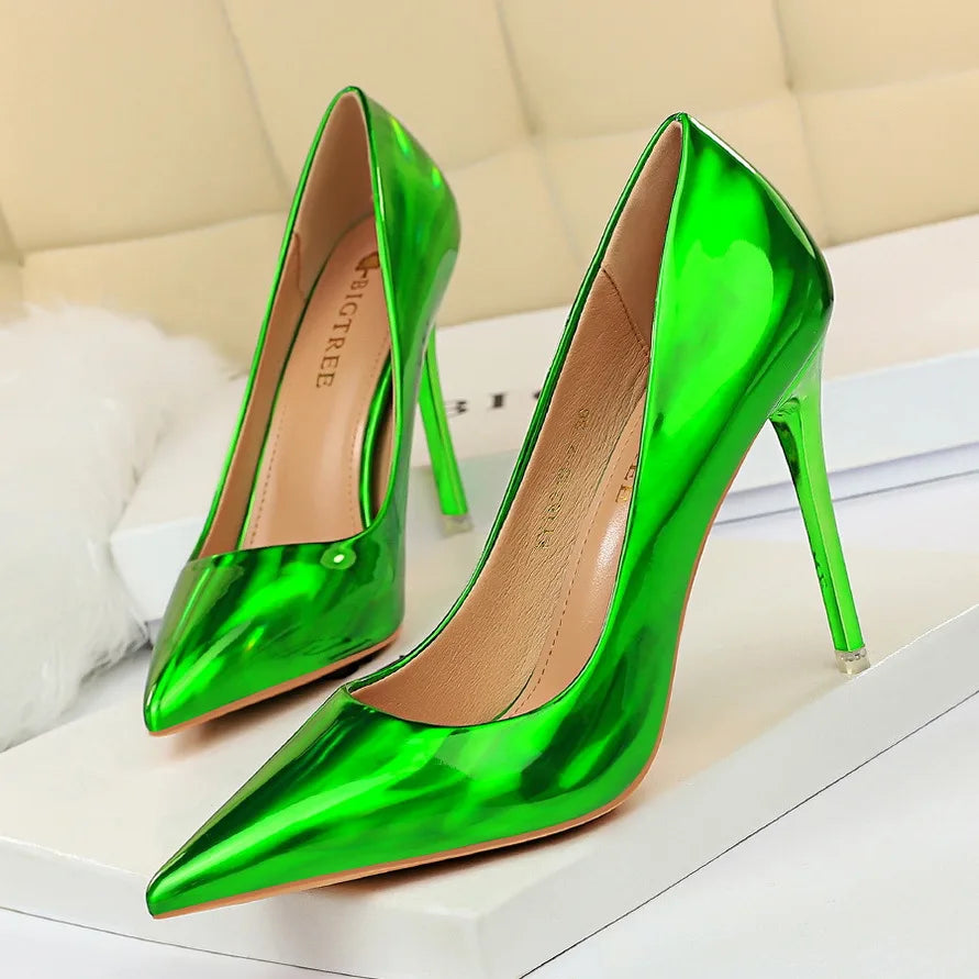 Women's Luxury Pointed Pencil Heel Pumps