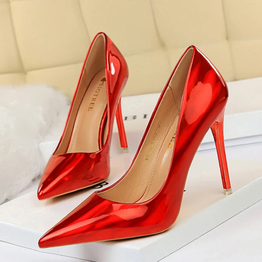 Women's Luxury Pointed Pencil Heel Pumps