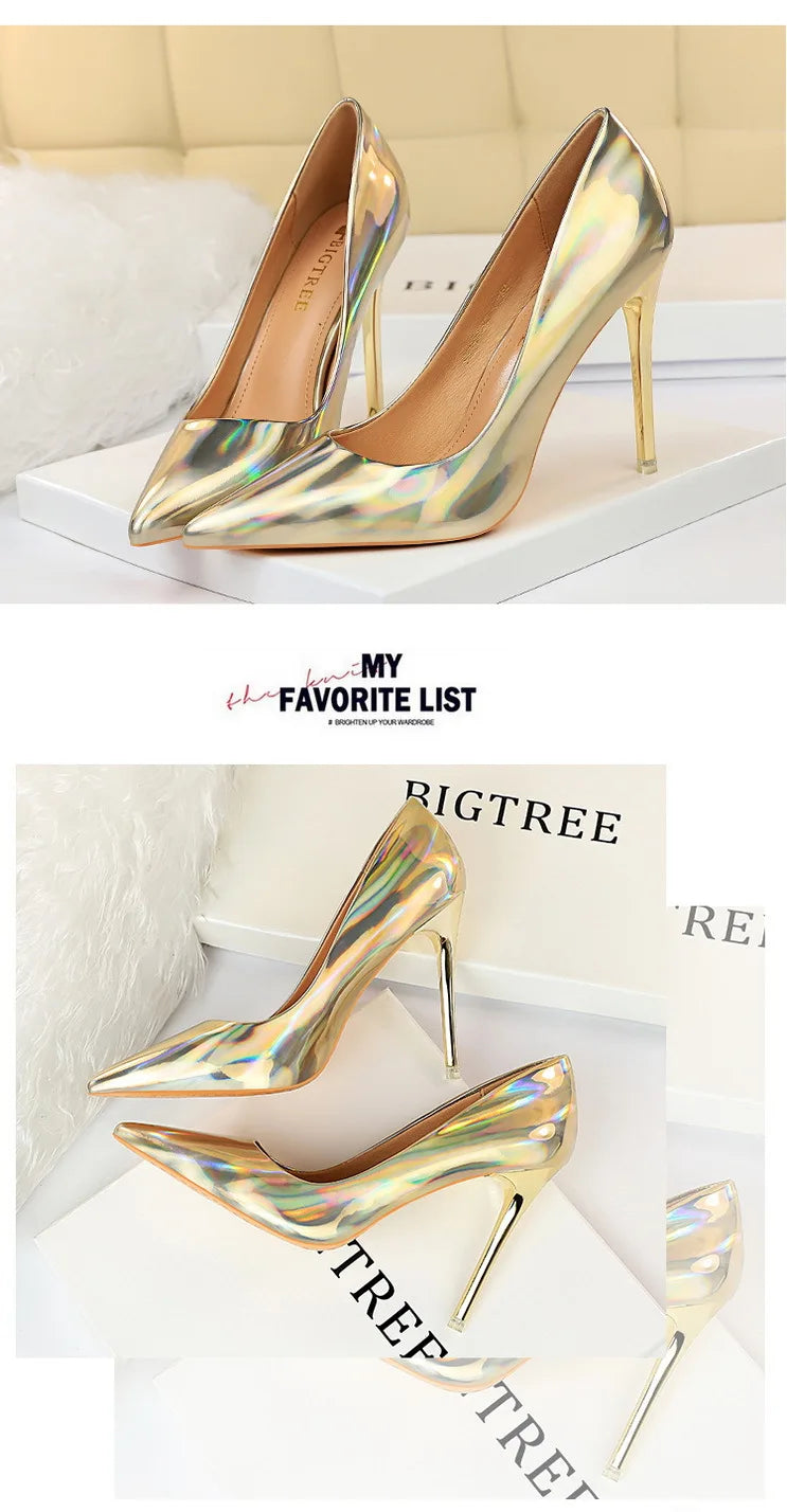 Women's Luxury Pointed Pencil Heel Pumps