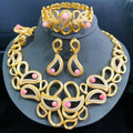 Luxury Micro-Pave Heart Jewelry Set
