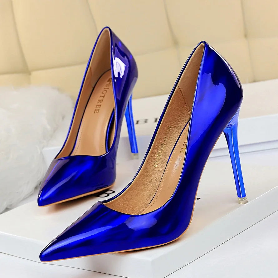 Women's Luxury Pointed Pencil Heel Pumps