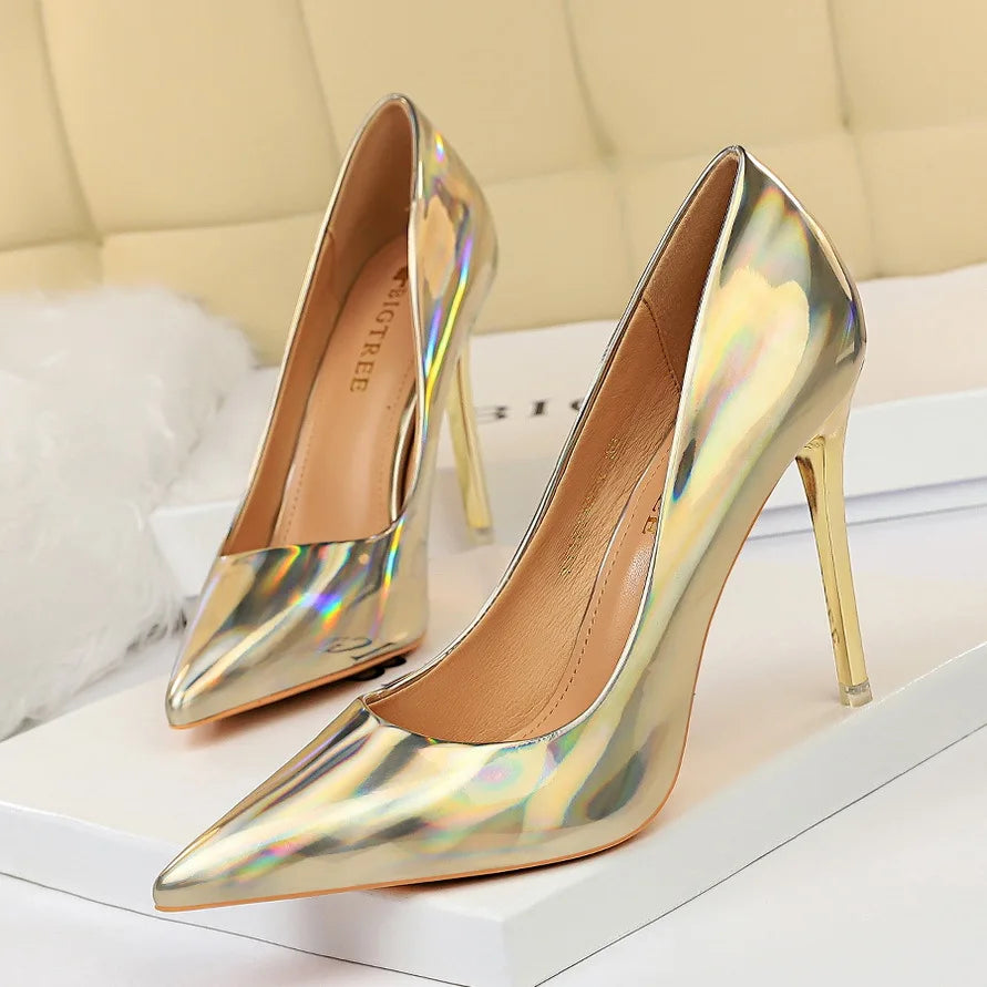Women's Luxury Pointed Pencil Heel Pumps