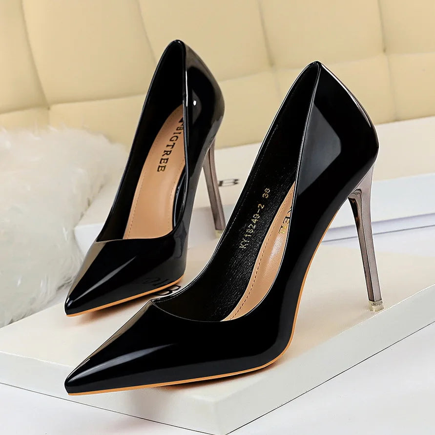 Women's Luxury Pointed Pencil Heel Pumps