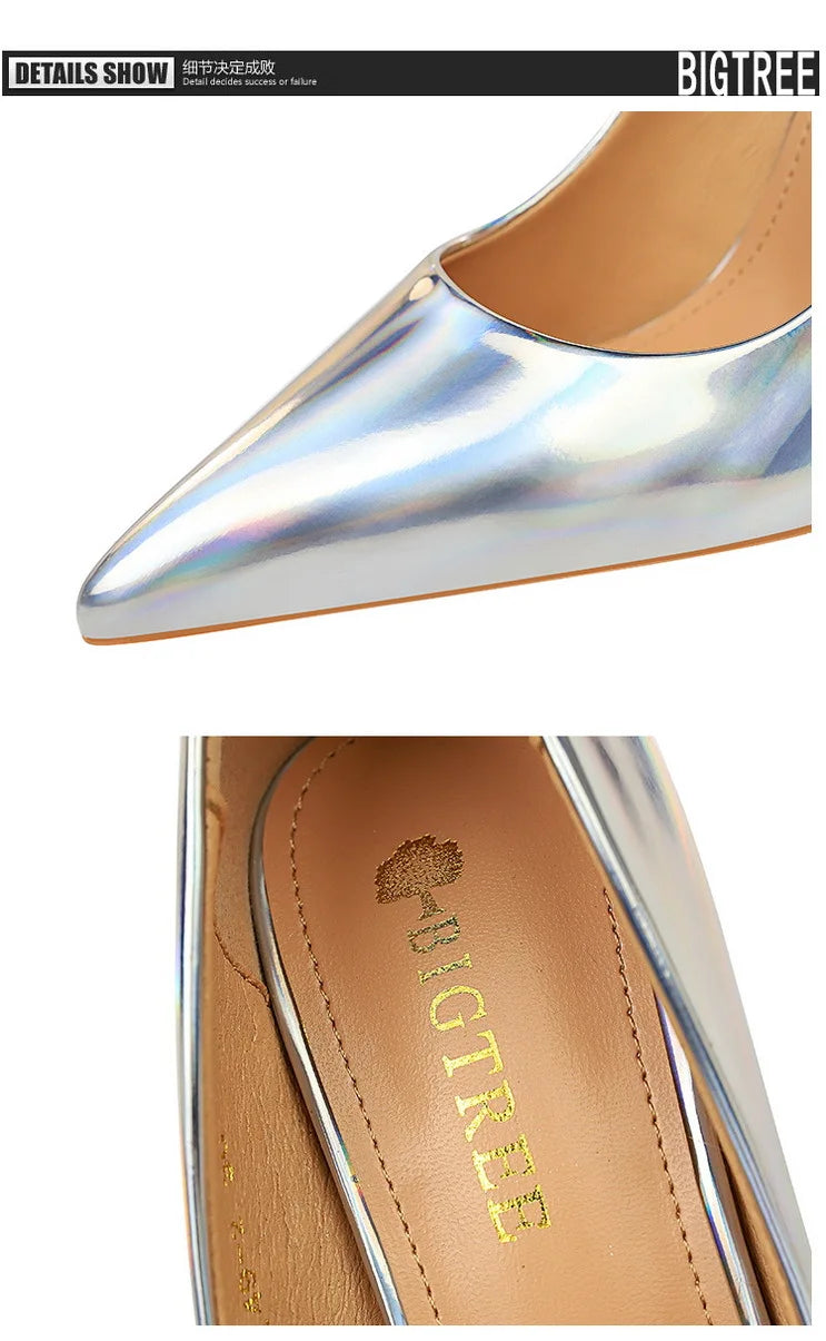 Women's Luxury Pointed Pencil Heel Pumps