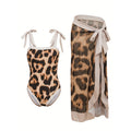 Leopard Print One-Piece Swimsuit