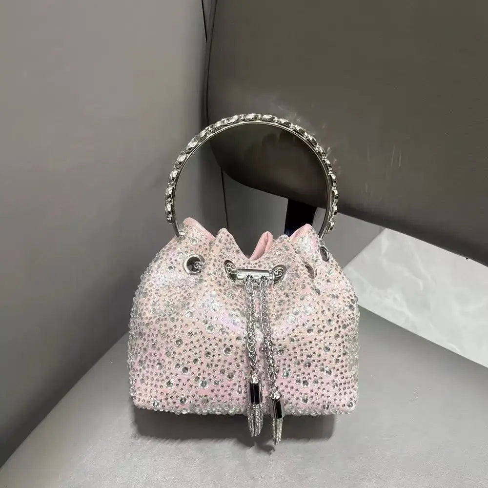Luxury Rhinestone Crystal Evening Clutch Bag