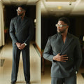 Luxury Men’s Beaded Wedding Suit – Custom Fit