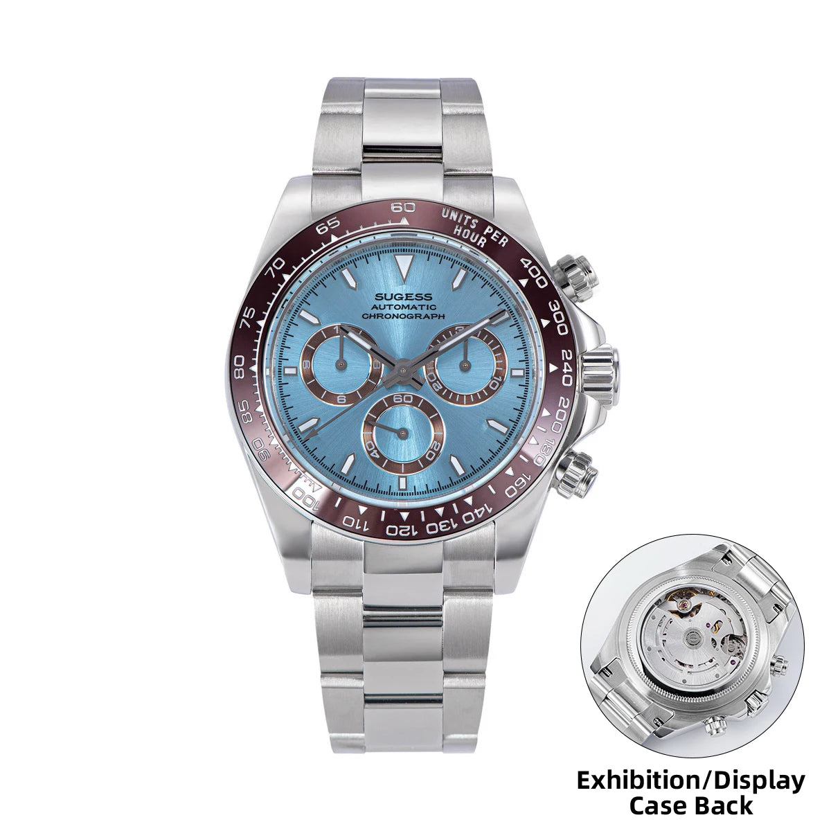 Sugess Panda Diver Chronograph Mechanical Watch