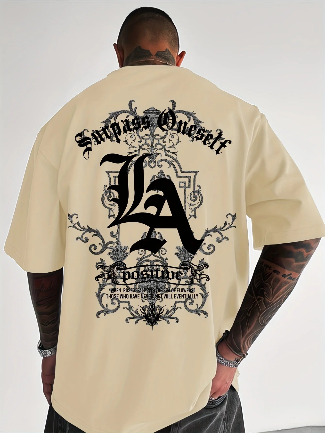 Los Angeles Print Cotton T-Shirt