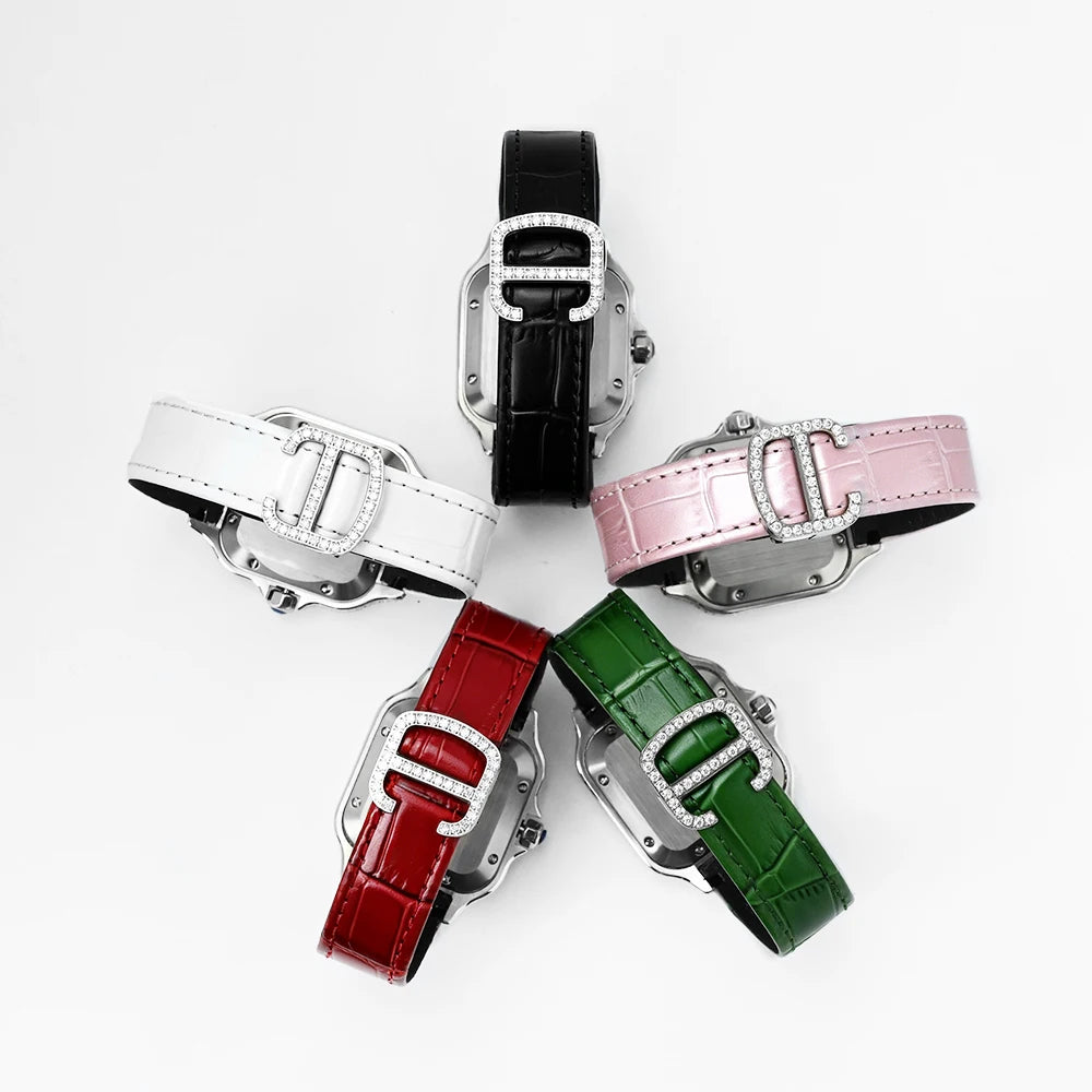 Luxury Moissanite Stainless Steel Women Watch