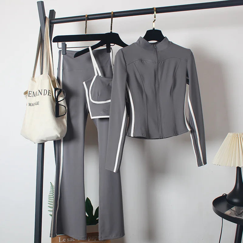 3-Piece Flare Yoga Set
