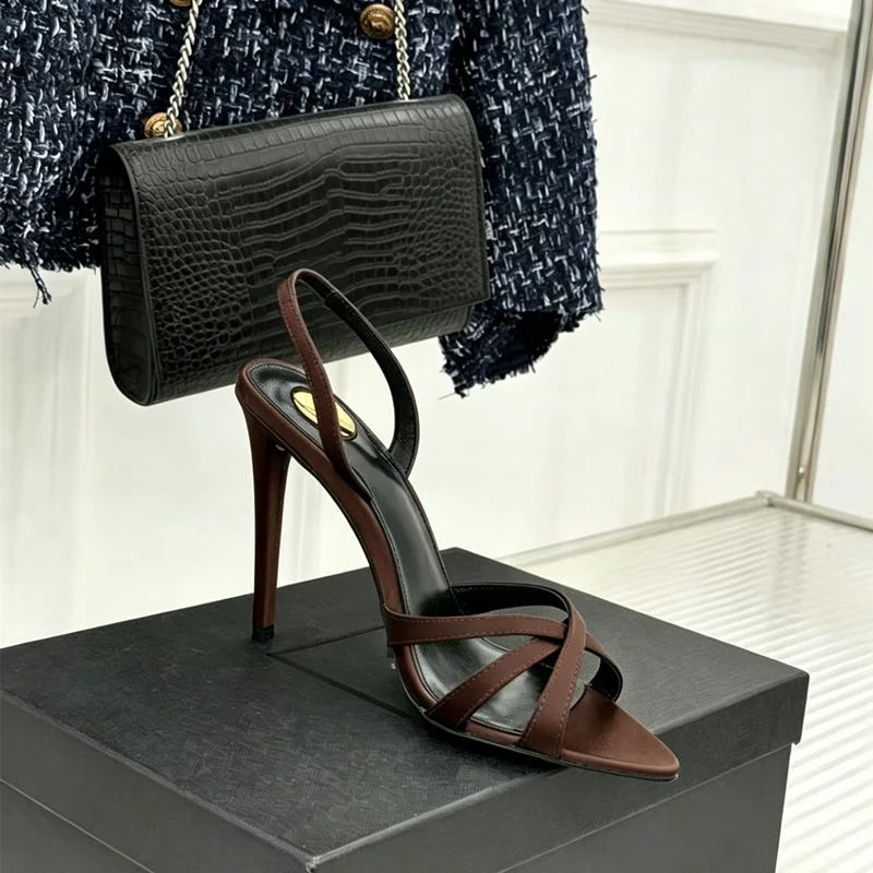 Elegant Pointed Toe Stiletto Sandals