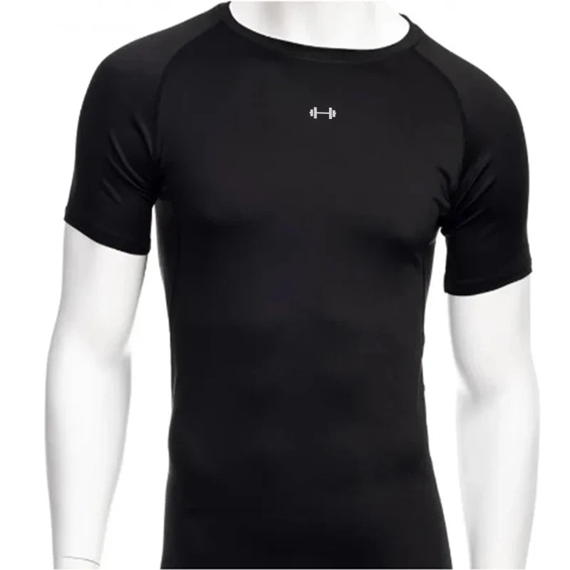 HANRAN Men's Quick Dry Sport Compression T-Shirt