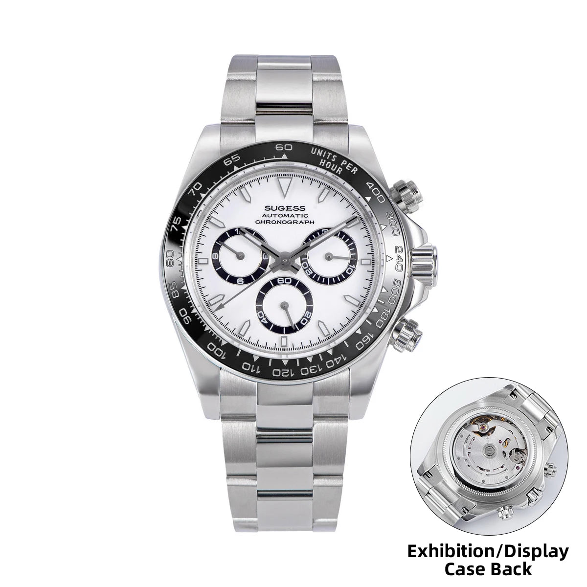 Sugess Panda Diver Chronograph Mechanical Watch