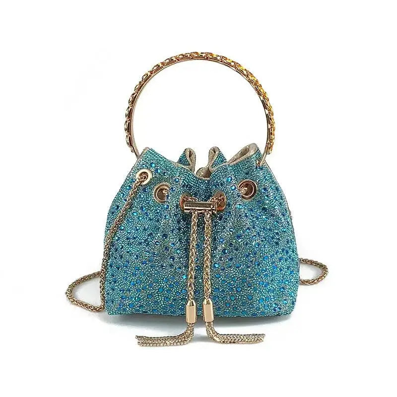 Luxury Rhinestone Crystal Evening Clutch Bag