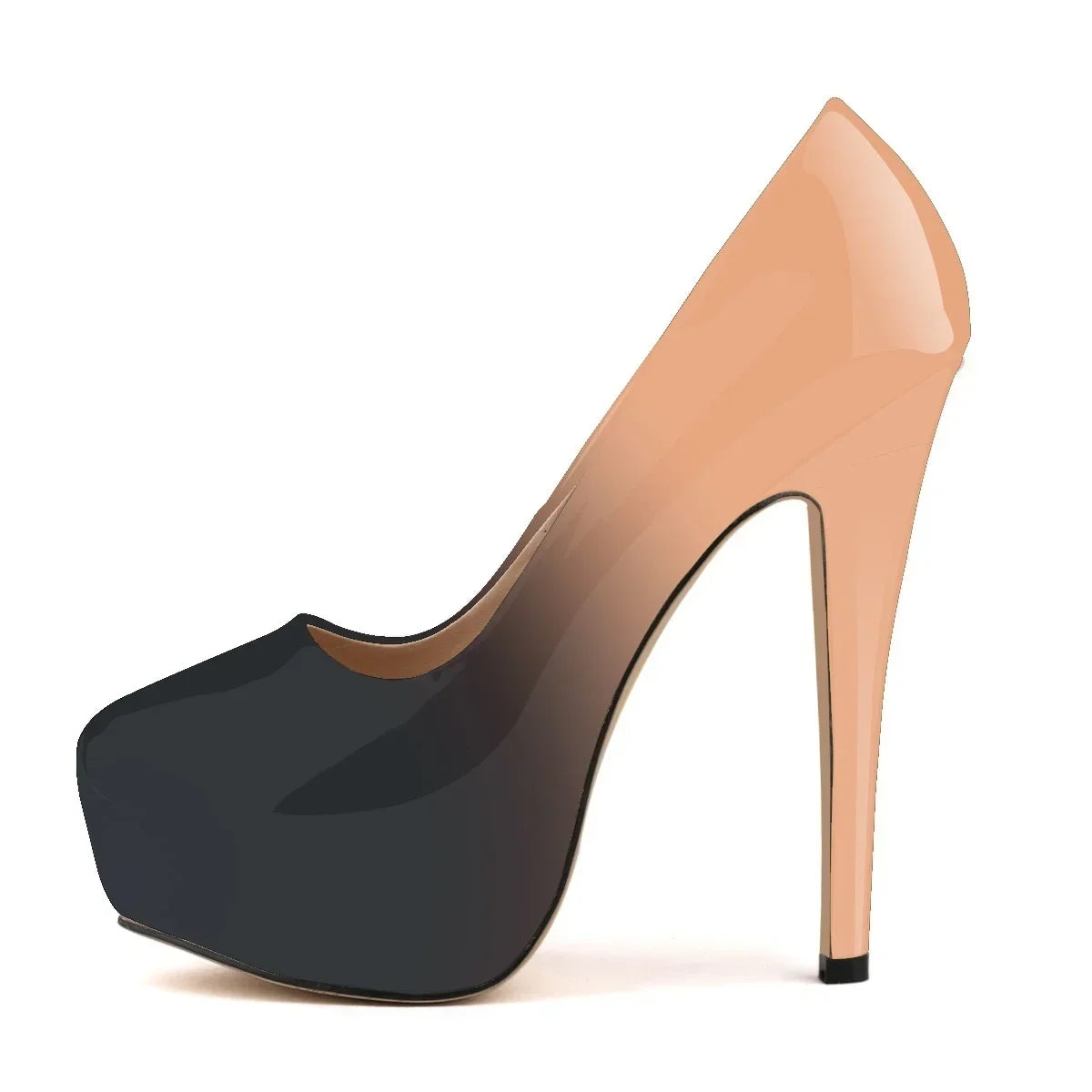 Women's 14cm Round Toe Platform Stilettos