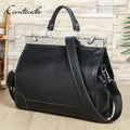 Contact's Genuine Leather Top Handle Tote Bag