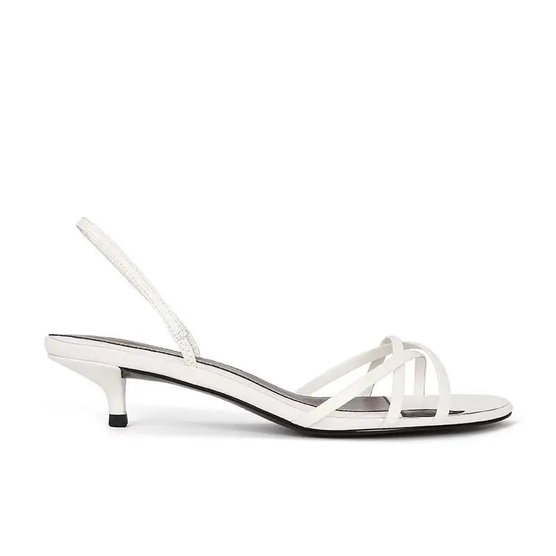 Women's Elegant French Low Heel Sandals