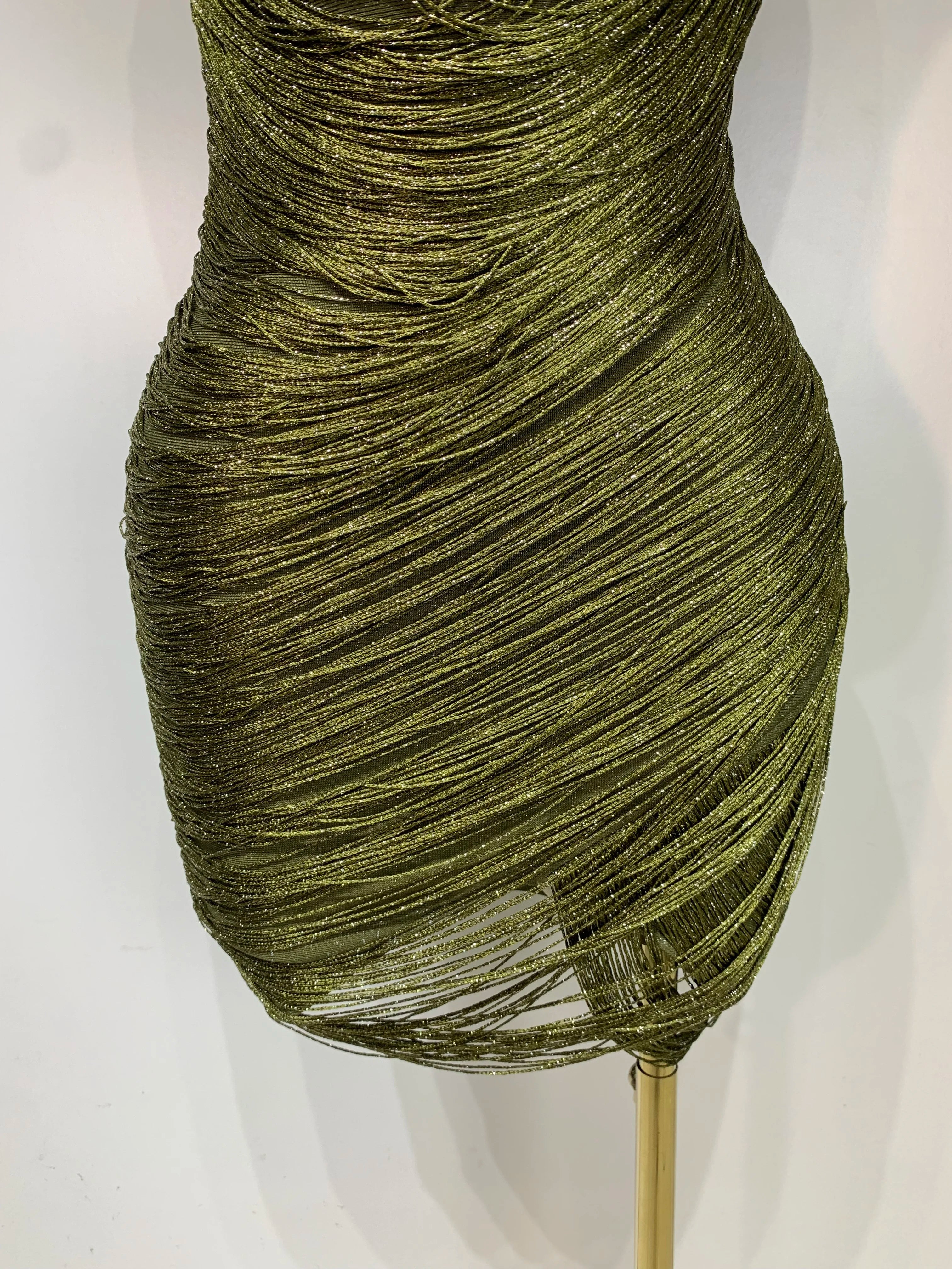 Sleeveless Tassel Elegant Bodycon Bandage Dress