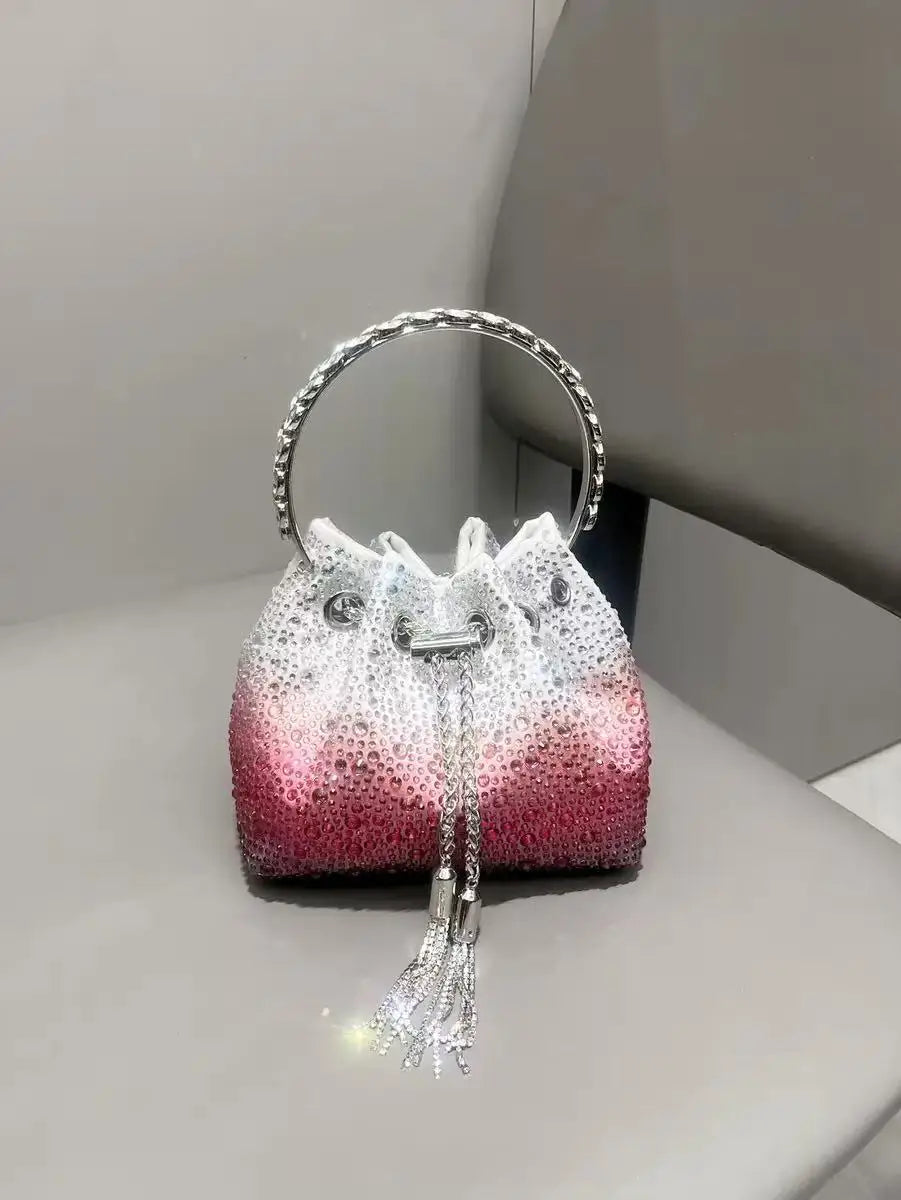 Luxury Rhinestone Crystal Evening Clutch Bag