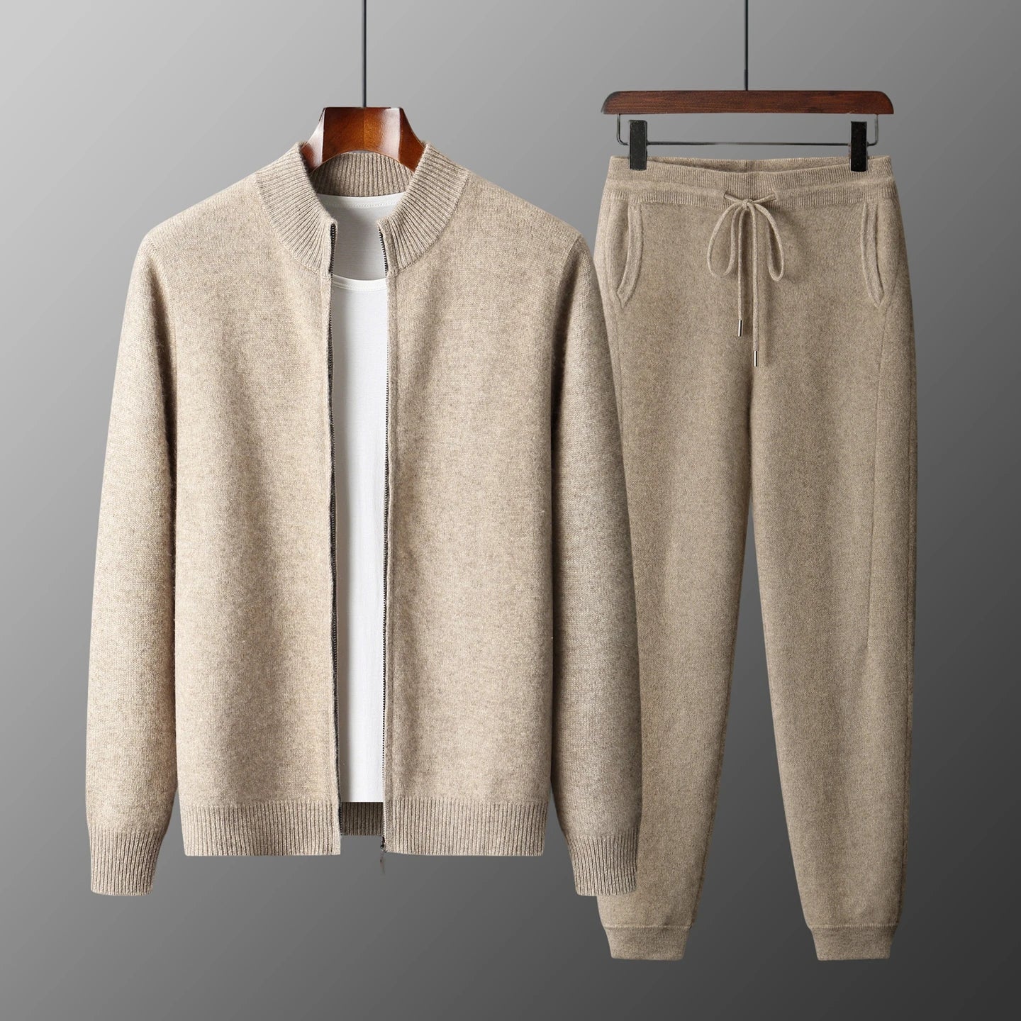 Smart Casual Wool Outerwear Set