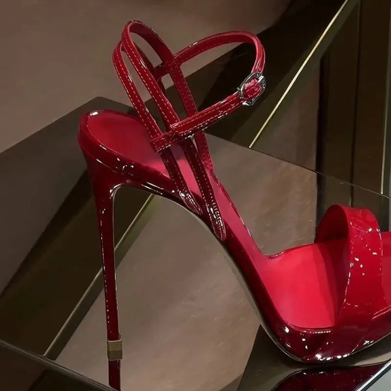2026 Elegant European-Style Open-Toe High-Heel Sandals for Women