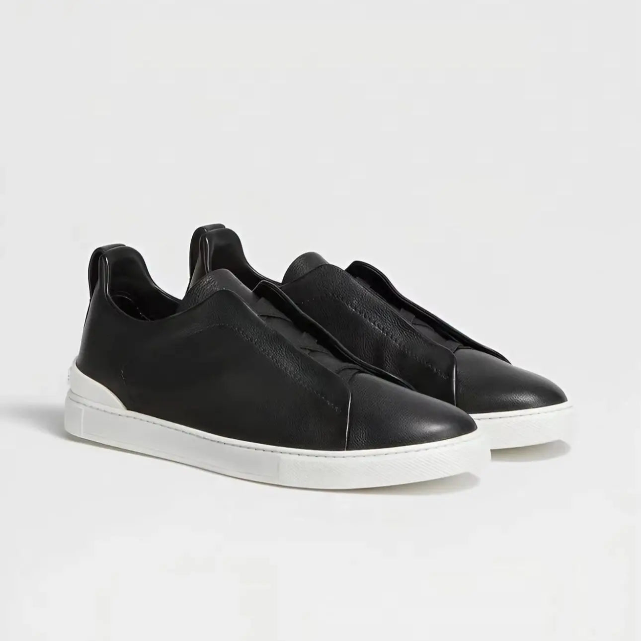 Genuine Leather Men’s Casual Flats – Breathable & Comfortable Shoes