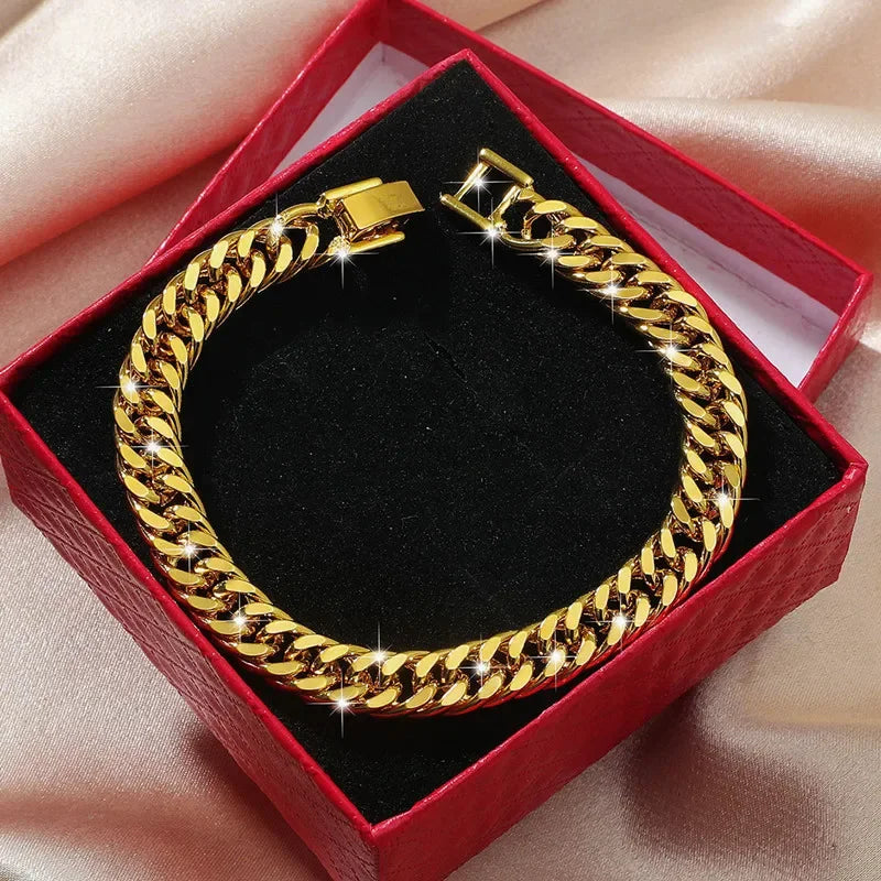 Classic Gold Charm Bracelet