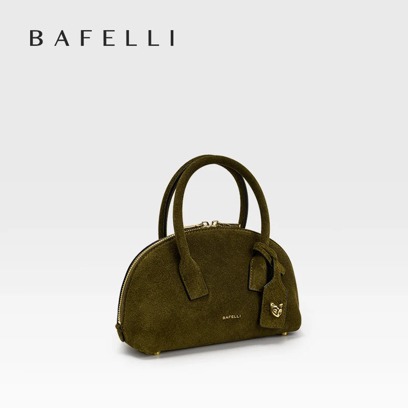 Premium Velvet Shine Leather Bowling Bag