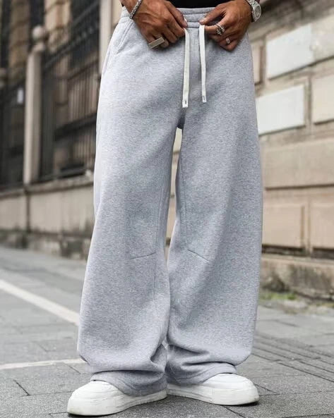 Straight Cotton Track Pants