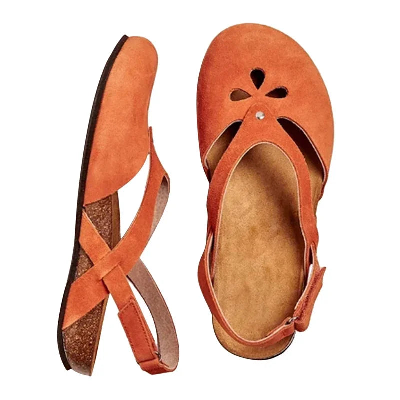 Women's Flat Ankle-Wrap Summer Sandals