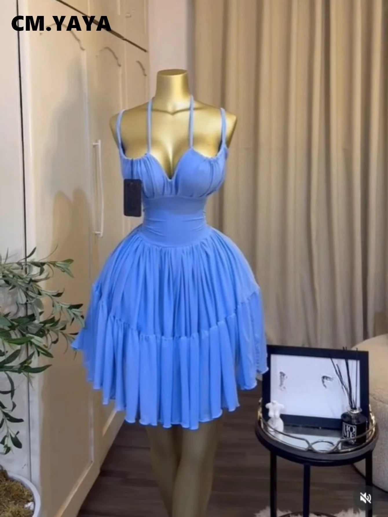Fairycore Tiered Ruffle Mini Dress