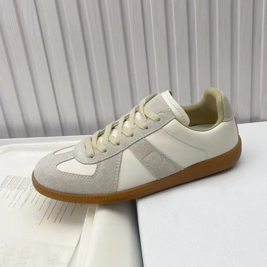 Luxury Leather Derby Sneakers –