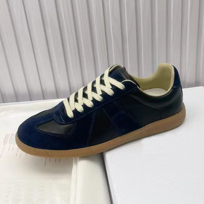 Luxury Leather Derby Sneakers –