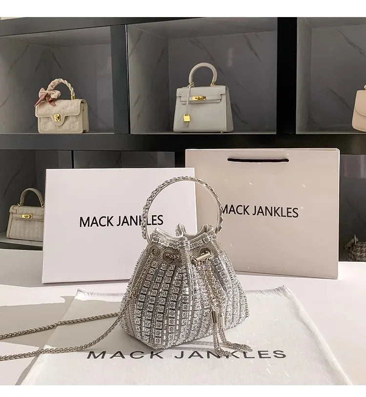 Luxury Rhinestone Crystal Evening Clutch Bag
