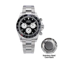 Sugess Panda Diver Chronograph Mechanical Watch
