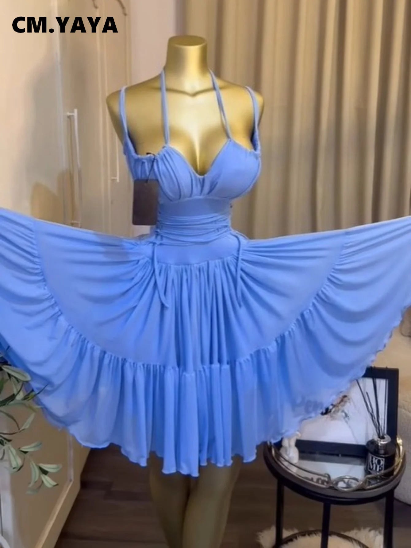 Fairycore Tiered Ruffle Mini Dress
