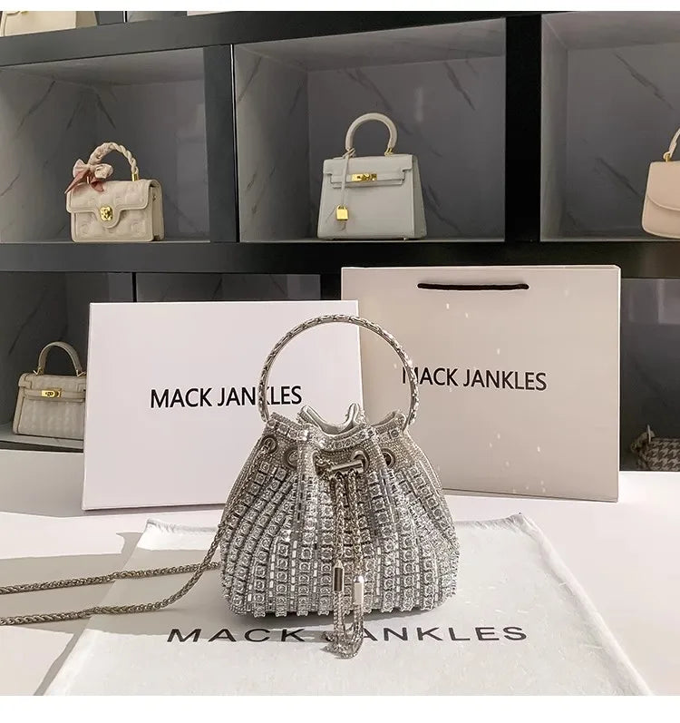 Luxury Rhinestone Crystal Evening Clutch Bag
