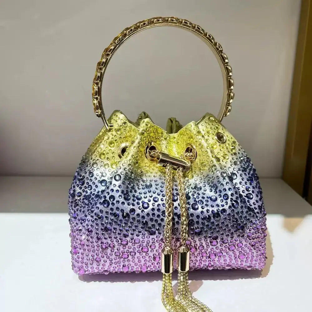 Luxury Rhinestone Crystal Evening Clutch Bag