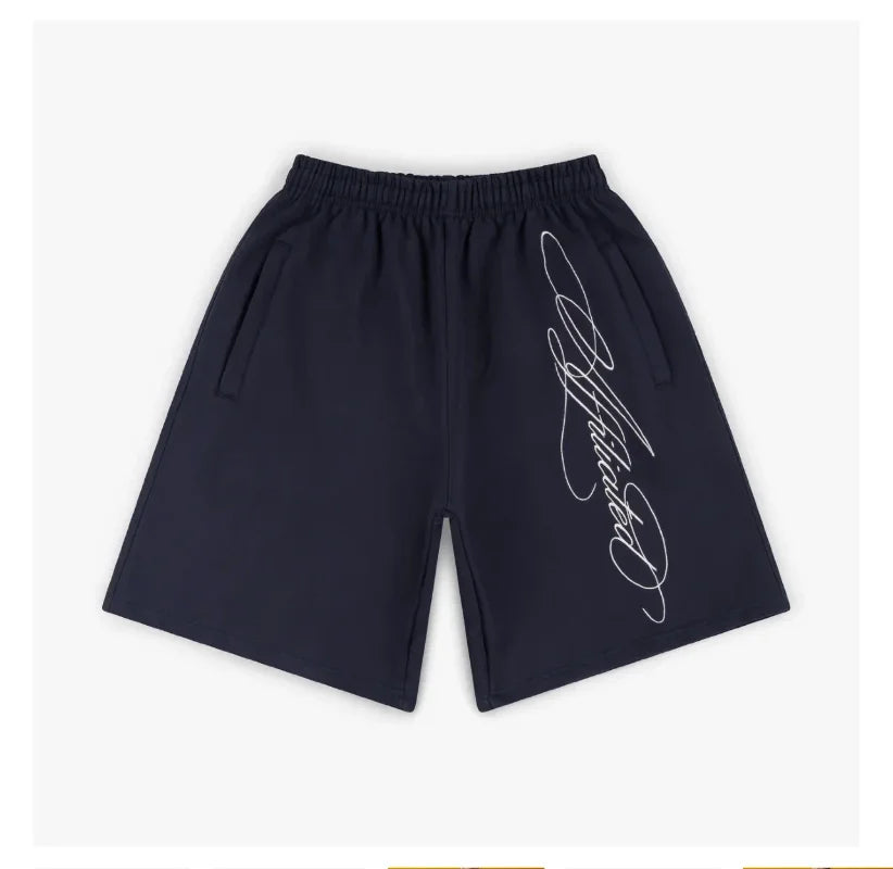 American Streetwear Letter Jogging Shorts