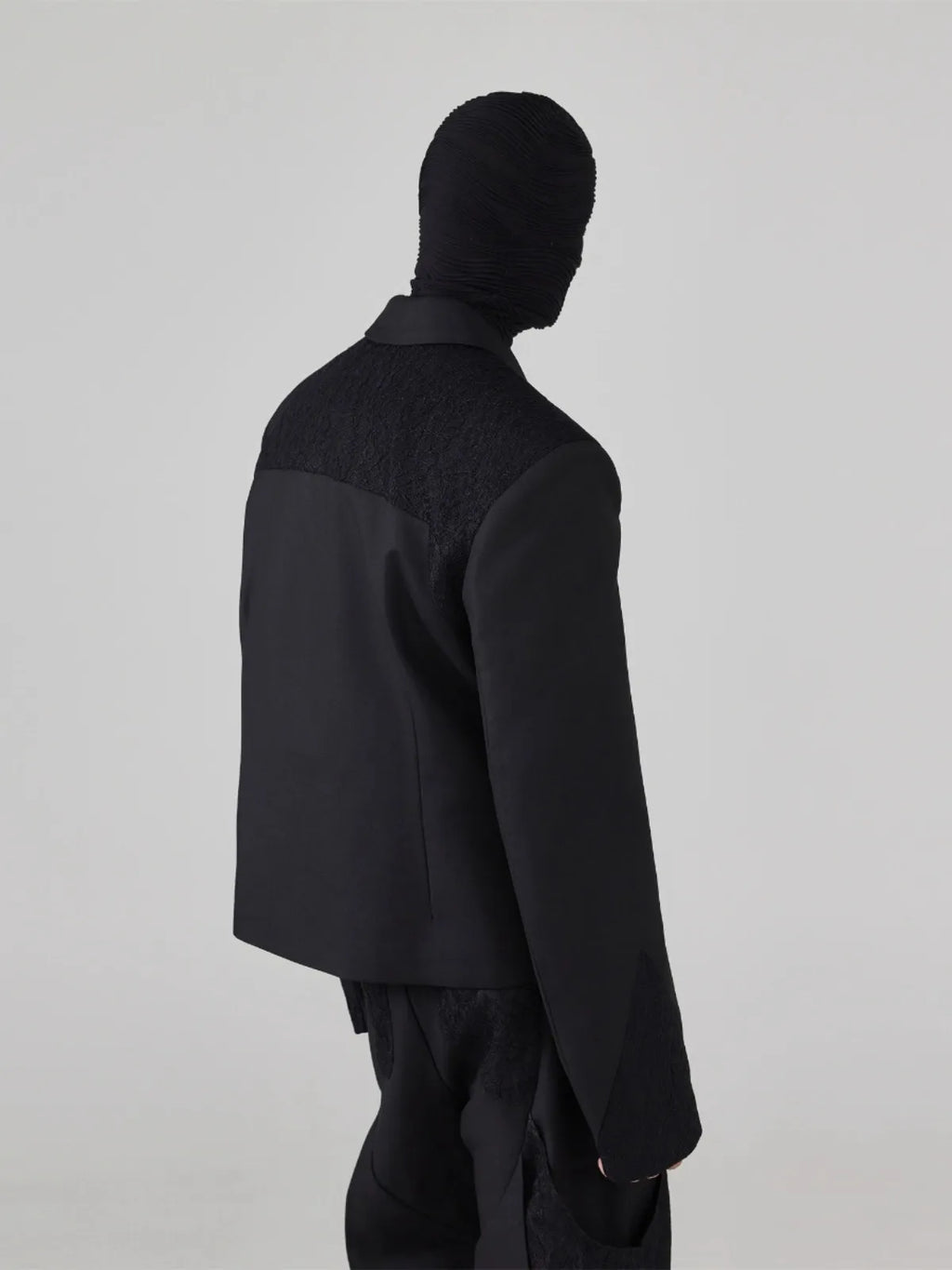 Mauroicardi Fitted Asymmetrical Black Blazer