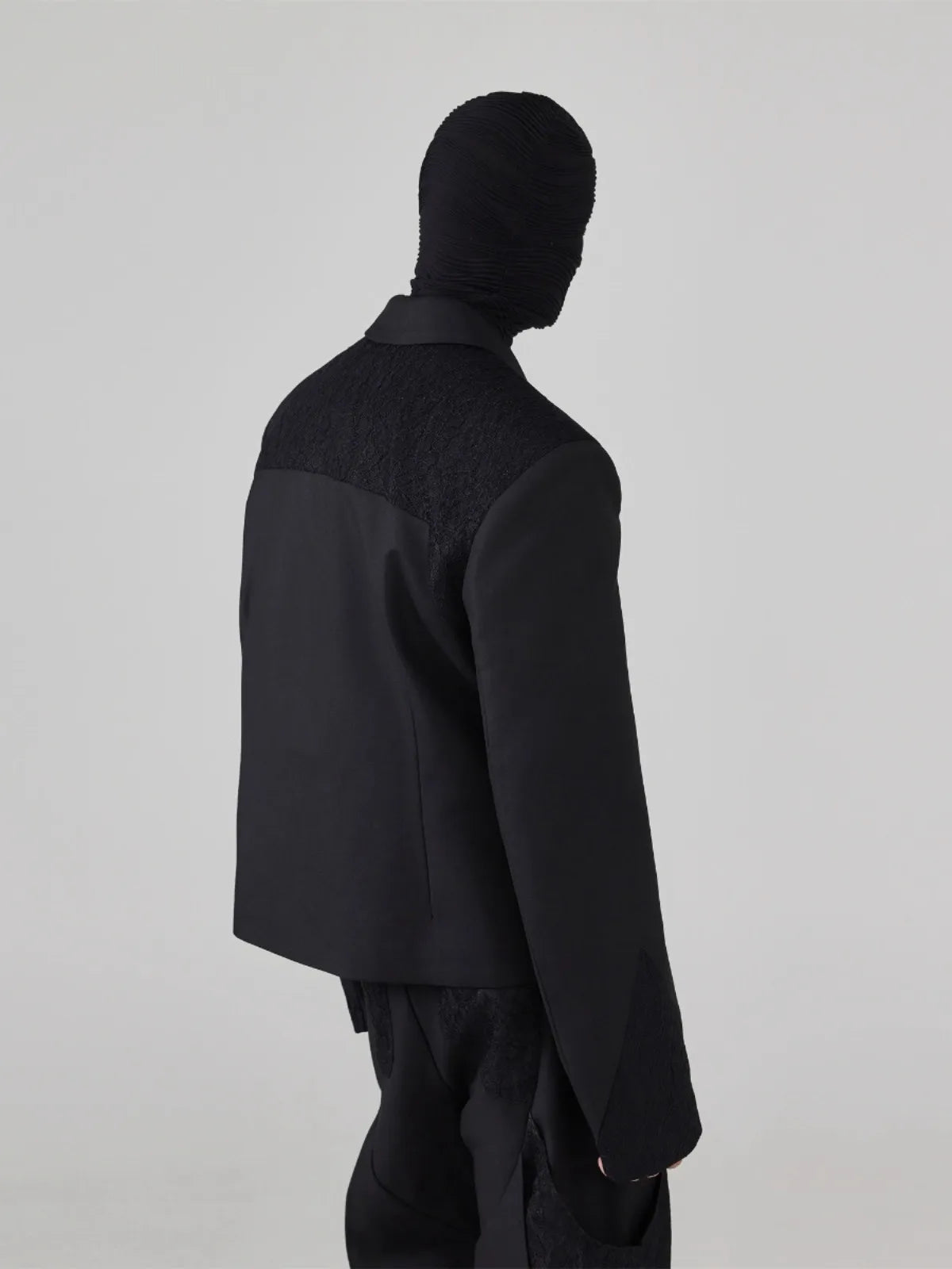 Mauroicardi Fitted Asymmetrical Black Blazer