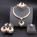 Luxury 18K Gold Plated Bridal Jewelry Set