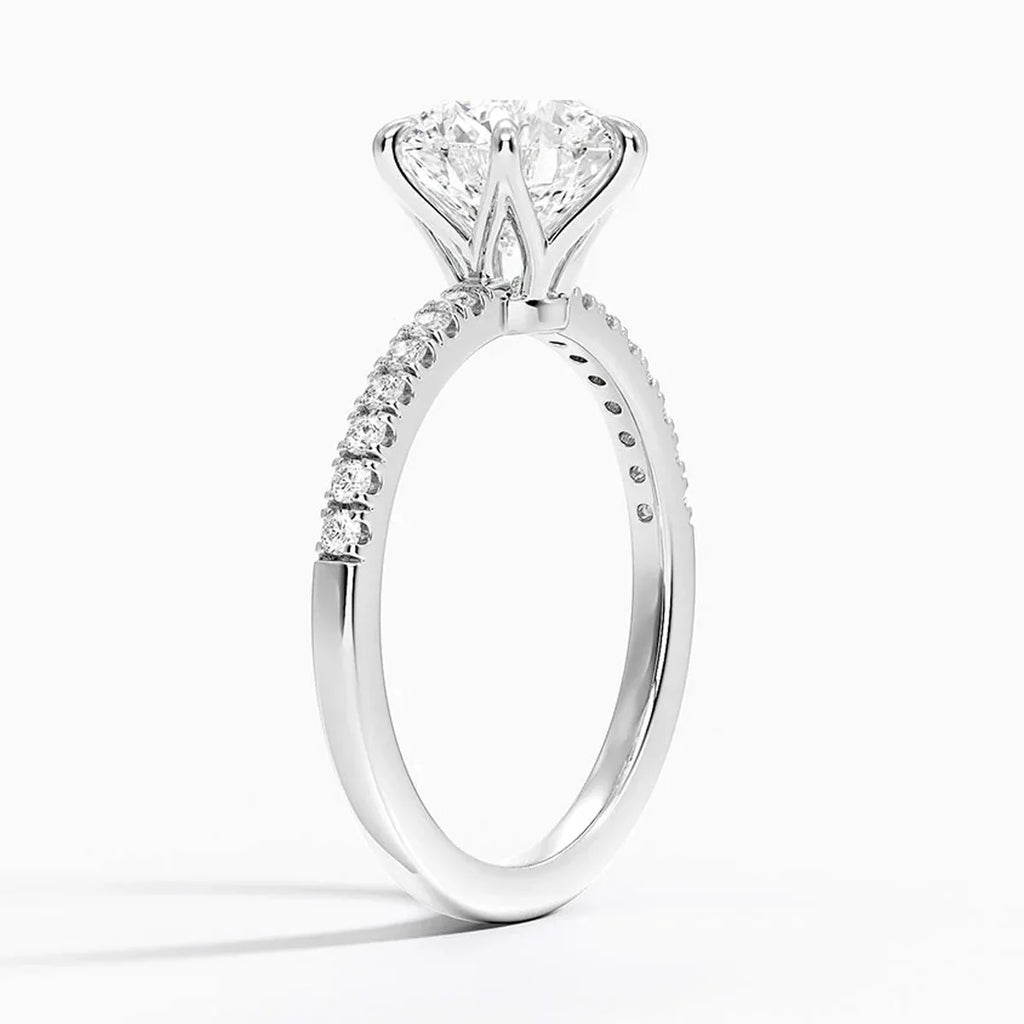Classic Six-Prong Lab Diamond Ring