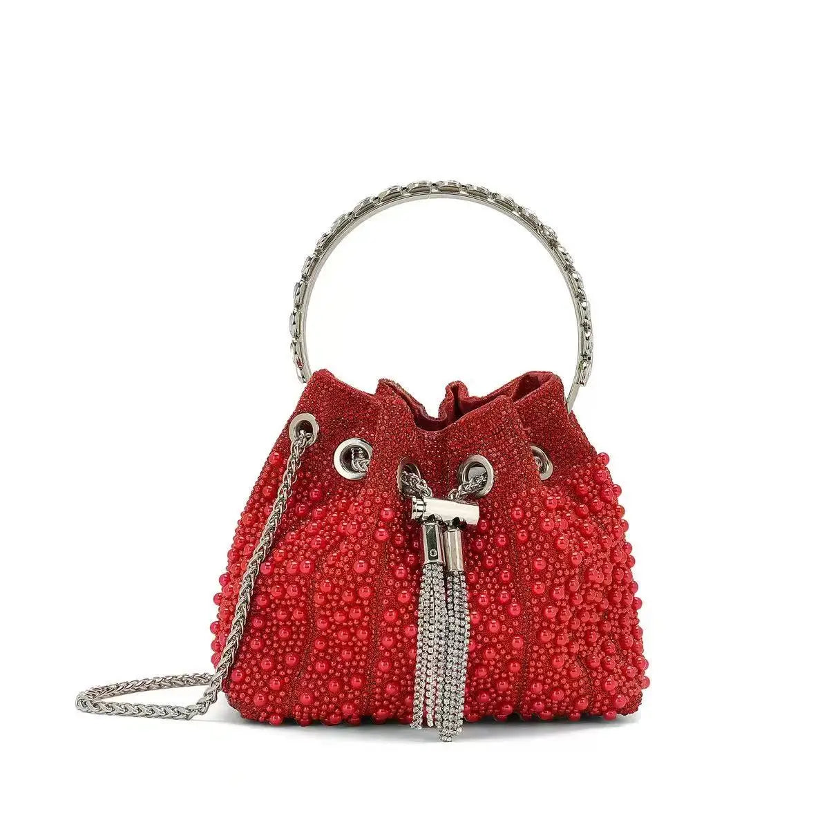 Luxury Rhinestone Crystal Evening Clutch Bag