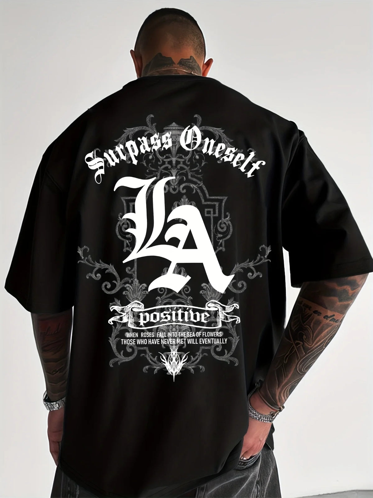 Los Angeles Print Cotton T-Shirt