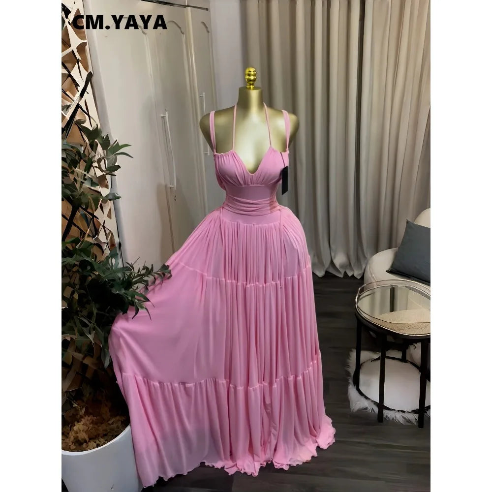 Sculpted Halter Maxi Dress