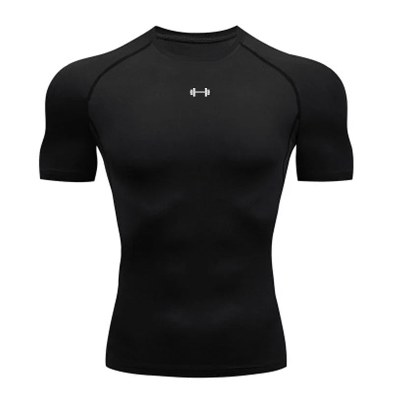 HANRAN Men's Quick Dry Sport Compression T-Shirt