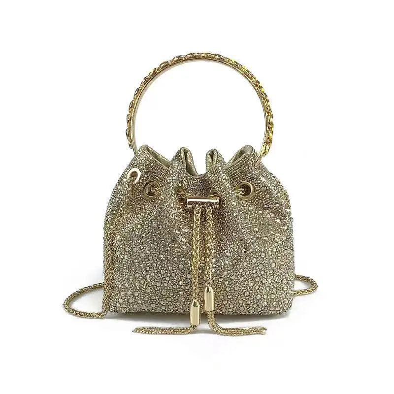 Luxury Rhinestone Crystal Evening Clutch Bag